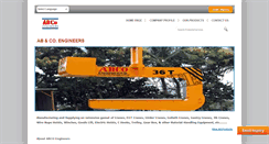 Desktop Screenshot of cranesmanufacturers.net